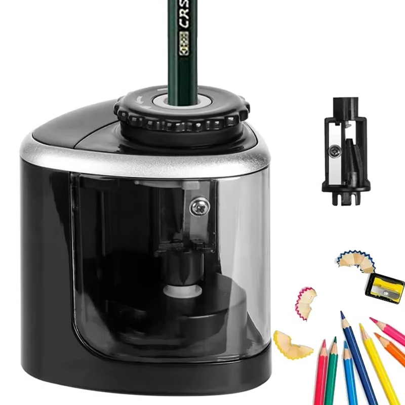 Electric Pencil Sharpener Usb - 自動鉛筆削り器 デスクトップ電動鉛筆削り器 6mm-8mm ポータブルカッター 学生用 学校