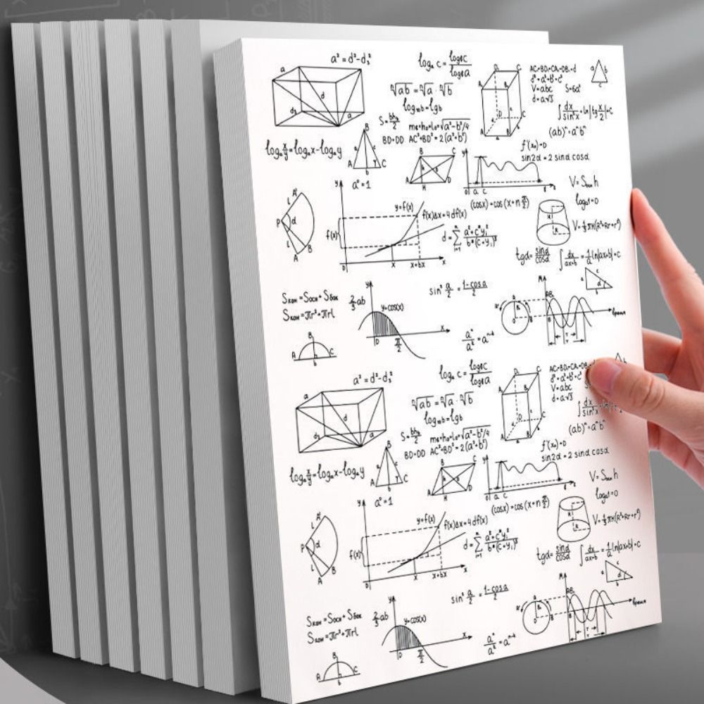 Scientific Calculator For Secondary School - 40/100 枚 A4 B5 ドラフト紙横線空白算術紙学生絵画学校アート文具計算紙