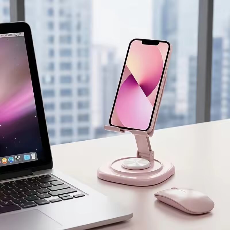 360度回転可能折りたたみ式デスクトップ電話スタンドポータブ - Desk Accessories のレビューと価格