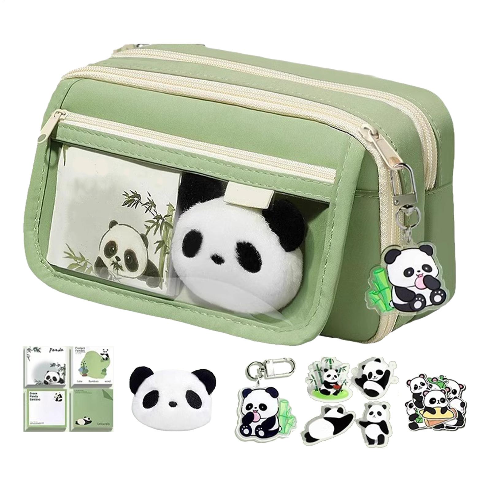 美的ペンケース パンダペンケース 大容量アニマルペンケース  - Aesthetic Large Pencil Case Pouch のレビューと価格