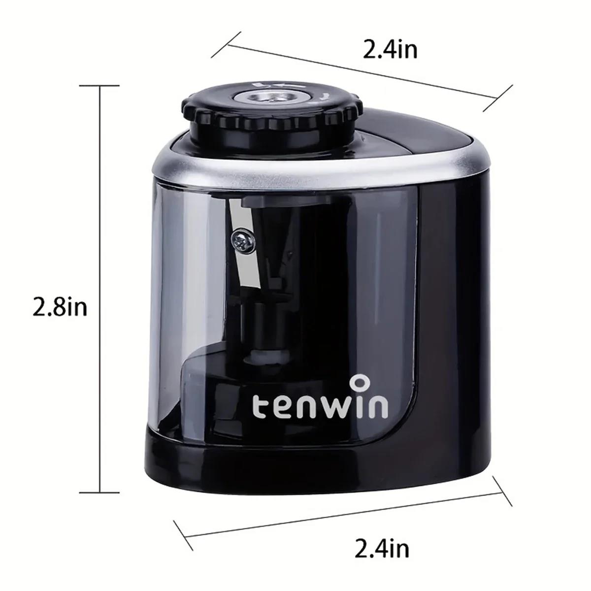 自動鉛筆削り器 デスクトップ電動鉛筆削り器 6mm-8mm  - Electric Pencil Sharpener Usb のレビューと価格