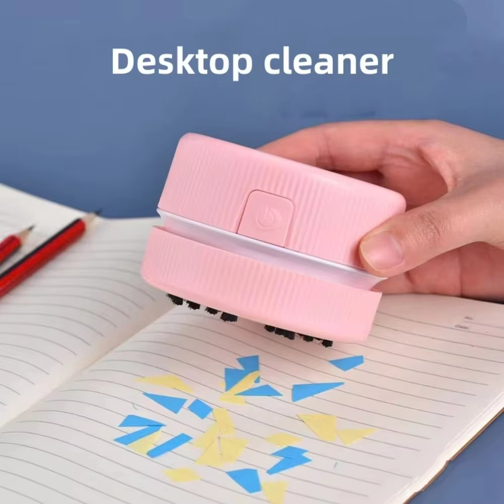 ミニデスク掃除機、パンくず/紙くず/消しゴムの破片用のポータ - Mini Desktop Vacuum Cleaner For Eraser Dust のレビューと価格