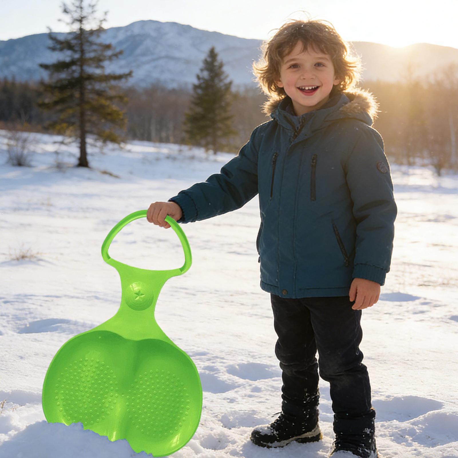 雪用スレッド 冬用スポーツ用品 ハンドル付きスノースライダー - School Supplies のレビューと価格
